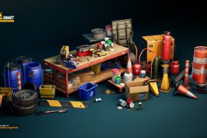Unreal Engine – Realistic Garage Tools UE2526