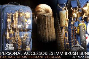 Artstation – 90 personal accessories IMM brush bundle   C5509