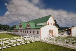 Unreal Engine – Large Horse Stable Ranch Environment and Props UE2697
