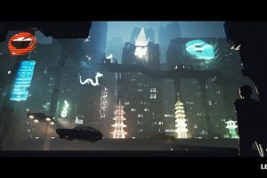 Unreal Engine – Cyberpunk Japan Holograms Neon Set UE2775