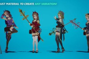 Unreal Engine – Anime Girl Cleric UE2858