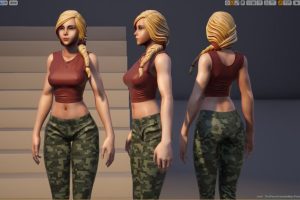 Unreal Engine – GR Customizable Female 01 UE5114