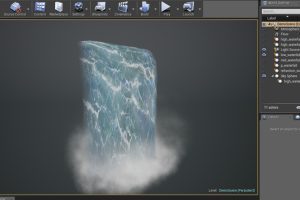 Unreal Engine – Realistic Waterfall Particle UE2528
