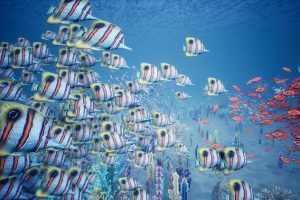 Unreal Engine – Stylized Small Fishes Niagara UE2965