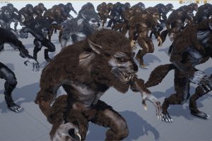 Unreal Engine – Animated Werewolf UE5010