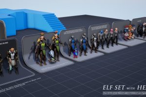 Unreal Engine – Fantasy Elf Set UE5086
