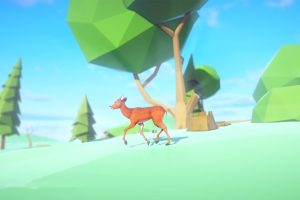 Unreal Engine – Poly Art Deer UE5249