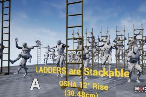 Unreal Engine – Ladder OSHA 12 Mocap Pack UE2802