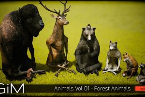 Unreal Engine – Animals Vol 01 Forest Animals UE5080