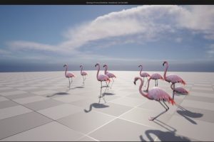 Unreal Engine – Flamingo Animated UE5094