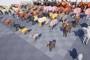 Unreal Engine – LowPoly Farm Animals UE5144