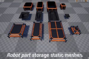 Unreal Engine – Modular Robots Characters UE5172