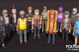 Unreal Engine – POLYGON City Characters UE5254
