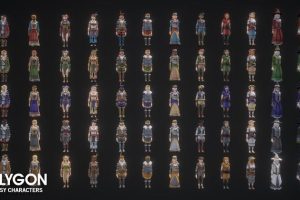 Unreal Engine – POLYGON Fantasy Characters UE5256