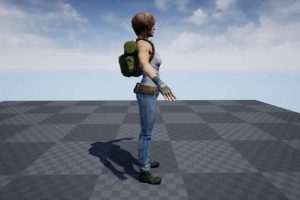 Unreal Engine – Post Apocalypse Girl UE5259