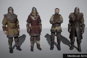 Unreal Engine – Medieval Armour UE5154