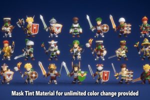 Unreal Engine – Modular RPG Heroes Polyart UE5173