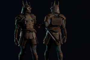 Unreal Engine -Samurai Boss Modular UE2991