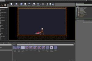 Unreal Engine – Female Warrior Pixel Art UE5092