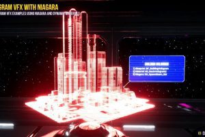 Unreal Engine – HOLOGRAM VFX With Niagara UE5187