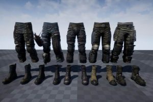 Unreal Engine –  Customized Post Apocalyptic Characters UE5059