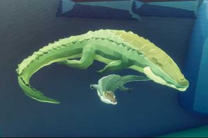 Unity – Poly Art Crocodile U5046