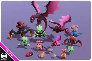 Unity – Monsters Ultimate Pack 05 Cute Series U3203