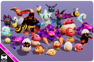 Unity – Monsters Ultimate Pack 01 Cute Series  U3211