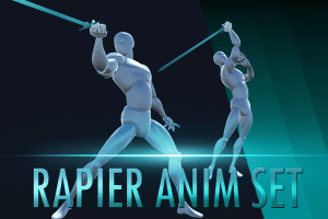 Unity – Rapier Anim Set U3212