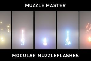 Unreal Engine – Muzzle Master Modular Muzzleflashes UE5613