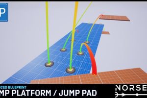 Unreal Engine – Advanced Blueprint Jump Platform UE5454