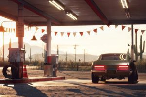 Unreal Engine – Desert Gas Station UE5673