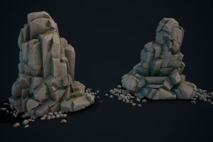 Unreal Engine – Stylized Gray Rock UE5692