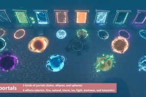 Unreal Engine – Portals VFX pack UE5649