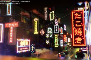 Unreal Engine – Sci Fi Sign PNG based Neon Sign Creator UE5696
