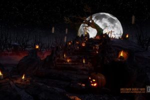 Unreal Engine – Halloween Graveyard UE5744