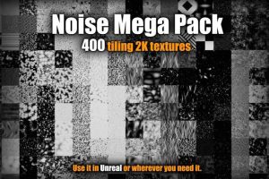 Unreal Engine – 400 Noise Texture Mega Pack UE5842