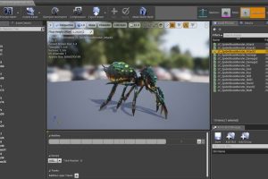 Unreal Engine – Spider Boss Monster UE5310