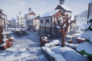 Unreal Engine – Lowpoly Style Winter Environment UE5355