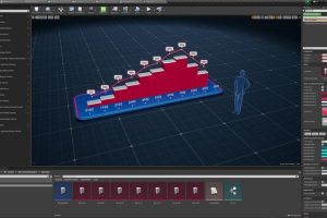Unreal Engine – 3D Line Chart Infographic UE5373