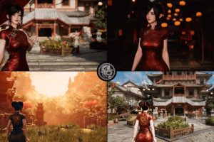 Unreal Engine – Girl in Cheongsam Qipao Dress UE5387