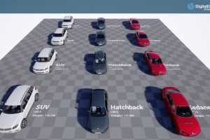Unreal Engine – Drivable Cars Basic Pack 3d assets blueprints UE5540