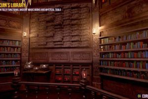 Unreal Engine – Magician s Library Environment and VFX Pack UE5800