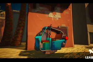 Unreal Engine – Stylized Low Poly Asian City UE5444