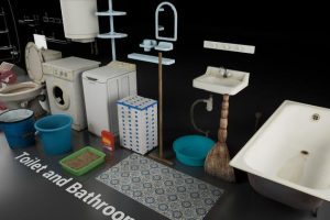 Unreal Engine – Post Soviet Toilet and Bathroom UE5768