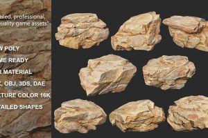 Yellow Rock Modular 221115 – Ultra HD 16K Texture   C5637
