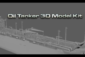 Oil Tanker – 3D Model Kit C5639