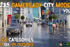 285 Game-Ready City Model VOL-01  C5640