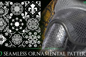 Artstation – 550 Tileable Ornamental Patterns (MEGA Pack) – Vol 5 C5656