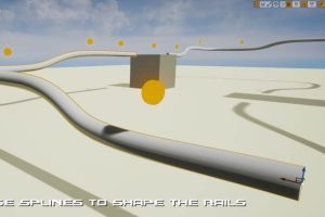 Unreal Engine – Spline Grind Rail Builder UE6053